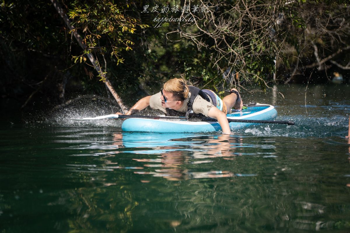 日月潭SUP。What SUP Professional 划涉立槳｜日月潭也可以玩的很嗨，在湖面上體驗叢林冒險的滋味