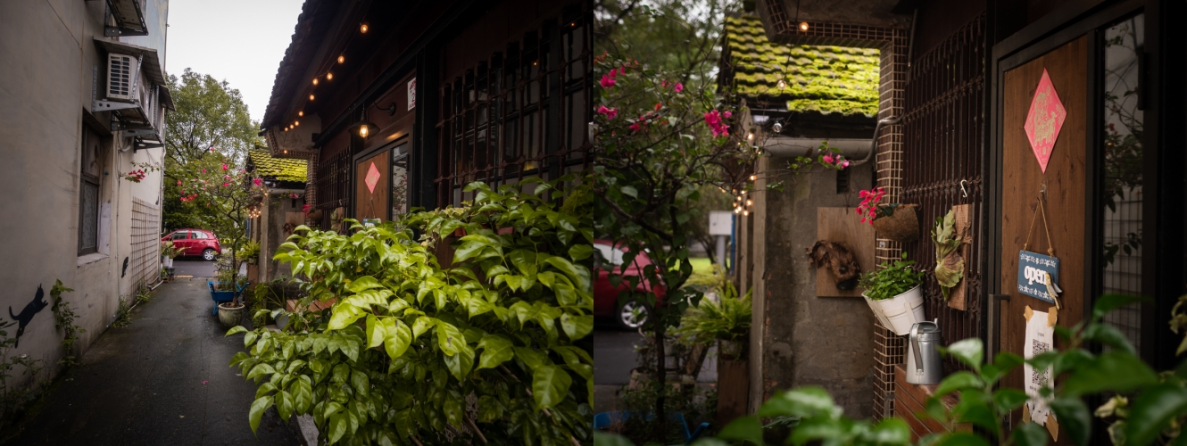 宜蘭景點。花宅咖啡 HUA Cafe｜藏身巷弄裡的老宅咖啡廳/餐酒館