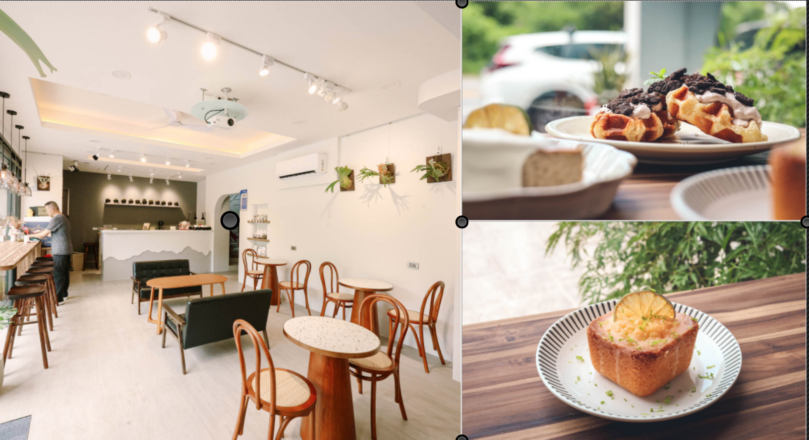 日月潭美食。HIPPO CAFE｜全新開幕韓風質感咖啡廳，純白建築裡享用可頌鬆餅，還有超多美味甜點飲品選擇 @黑皮的旅遊筆記