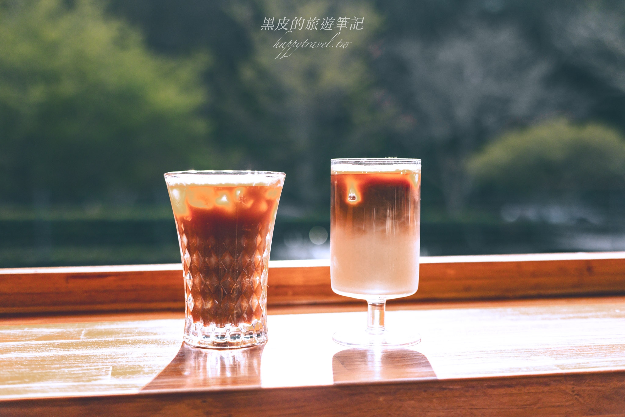 日月潭咖啡廳。金井珈琲Kanei coffee｜與山林共處的森林系日式昭和咖啡廳，被落羽松與櫻花圍繞的視覺真的太夢幻了