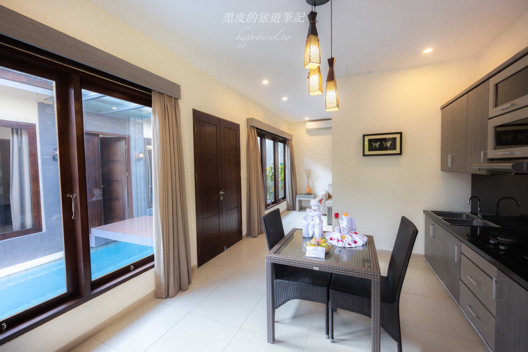 Luxotic Private Villa & Resort｜峇里島Villa推薦，一打開房門就可以跳水游泳