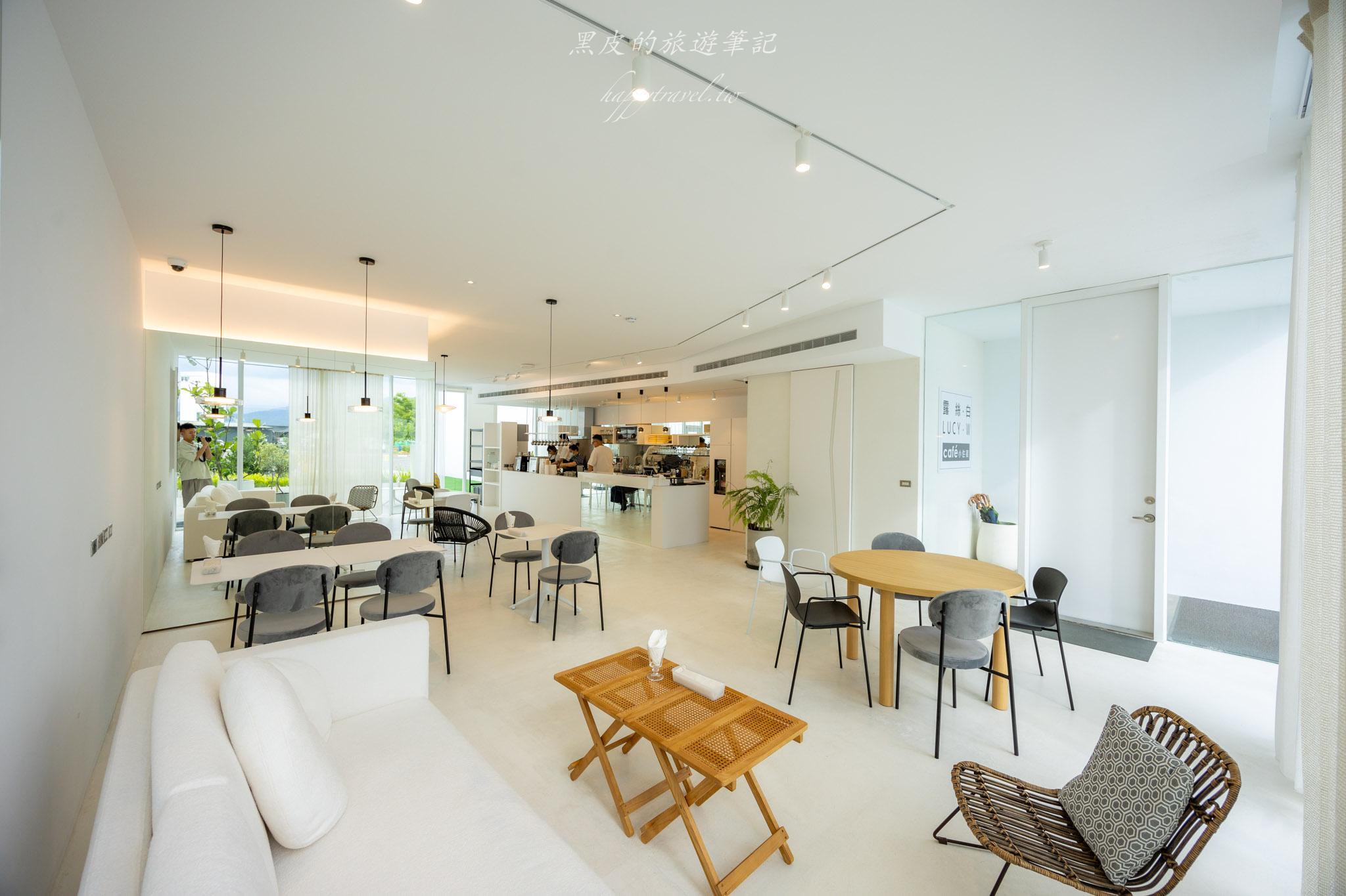 露絲·白Café小住宿｜小國生活系列全新咖啡廳，融合了純白韓系與北歐溫潤的設計