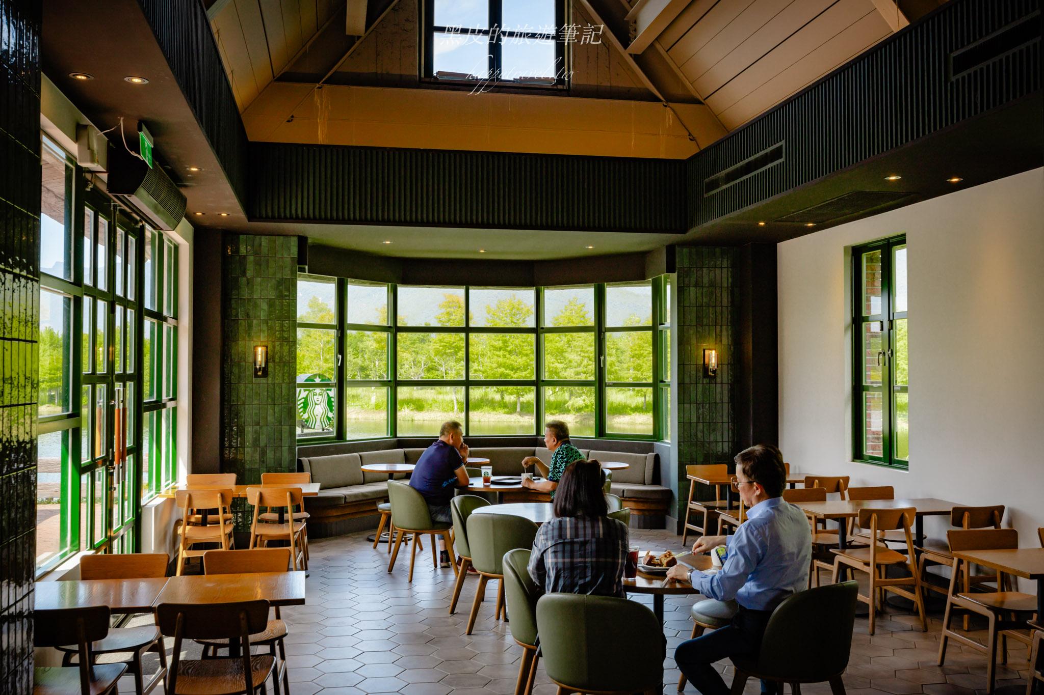 花蓮星巴克Starbucks（理想門市）｜全台最美的星巴克，坐擁山景與湖畔的療癒空間