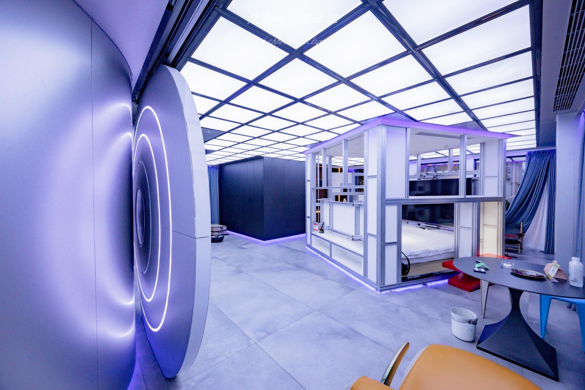 天台一號Skyline設計民宿｜在城市之巔醒來的未來感住宿體驗。深圳羅湖民宿