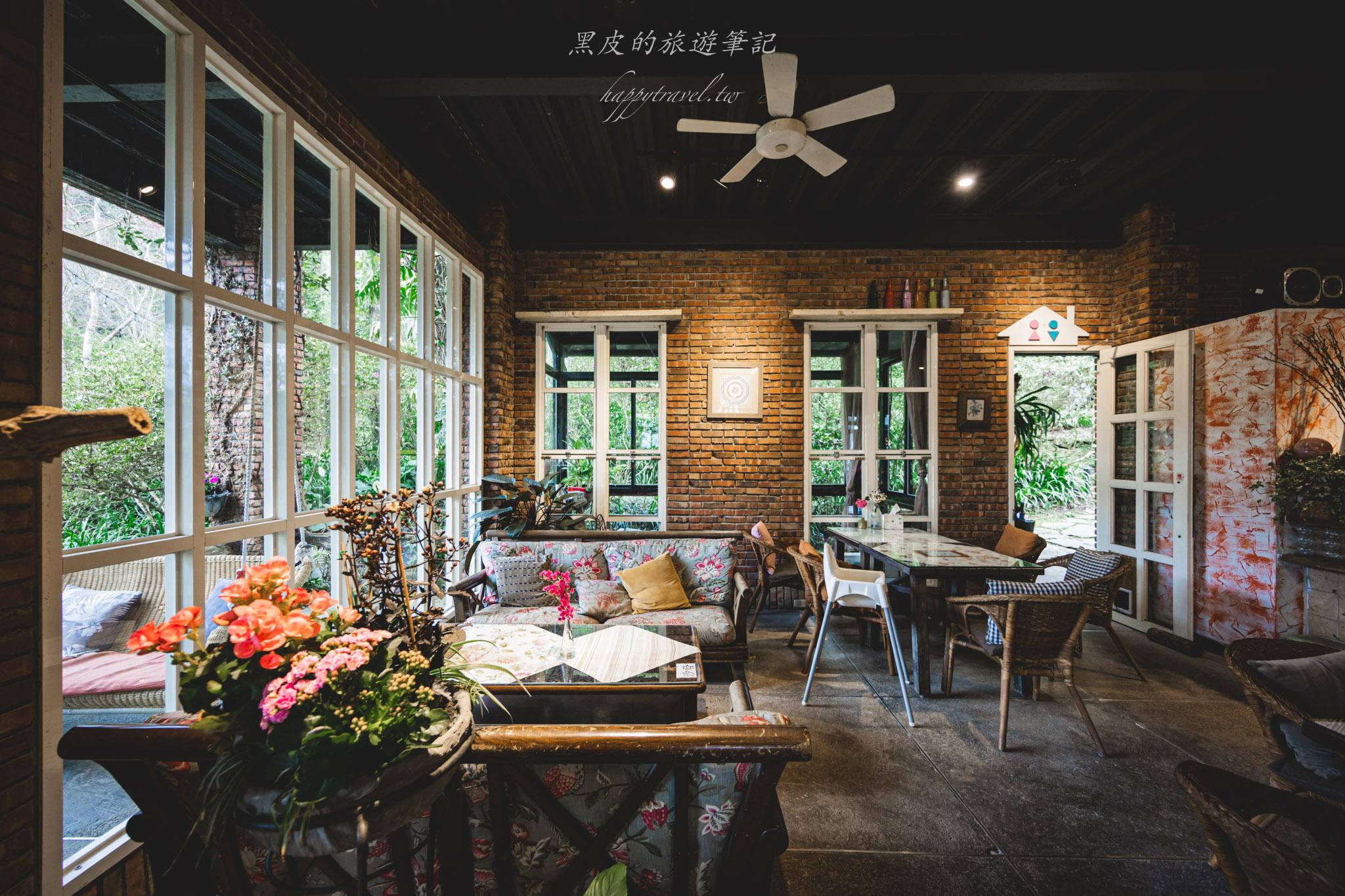拉號花園咖啡廳 (原6號花園)|藏身在森林中的紅磚玻璃屋咖啡廳。新竹咖啡廳推薦 48 拉號花園