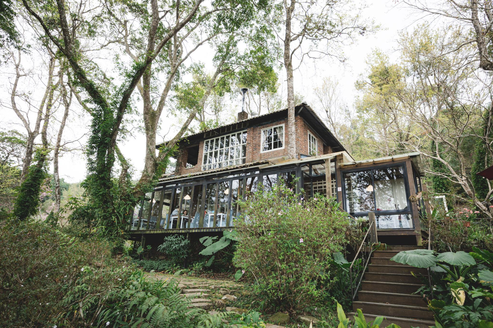 拉號花園咖啡廳 (原6號花園)|藏身在森林中的紅磚玻璃屋咖啡廳。新竹咖啡廳推薦 45 拉號花園