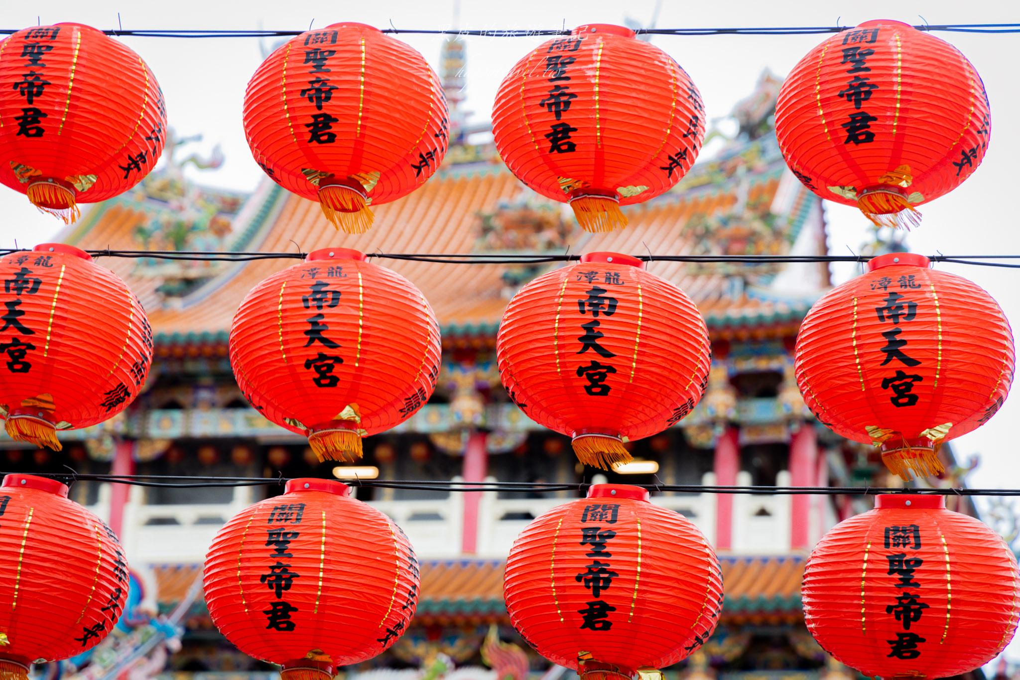 龍潭大池元宵燈區｜龍潭大池燈區照亮元宵，讓關公守著大池的夜