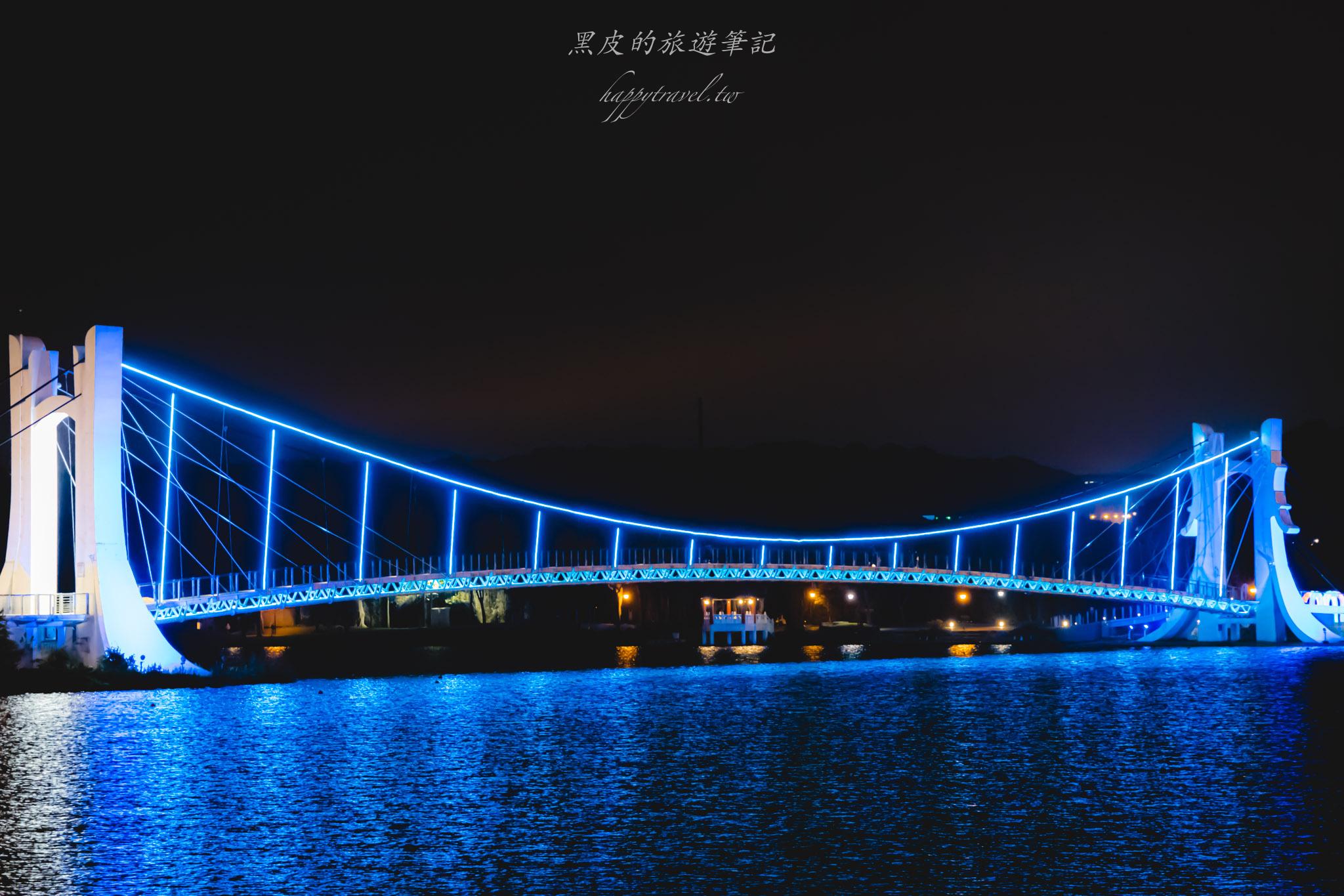 龍潭大池元宵燈區｜龍潭大池燈區照亮元宵，讓關公守著大池的夜