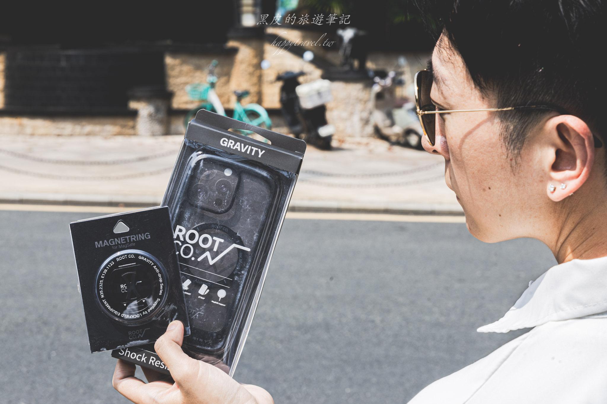 ROOT CO. MagSafe 360°旋轉磁吸摺疊支架 × iPhone 15 Pro Max 防摔殼