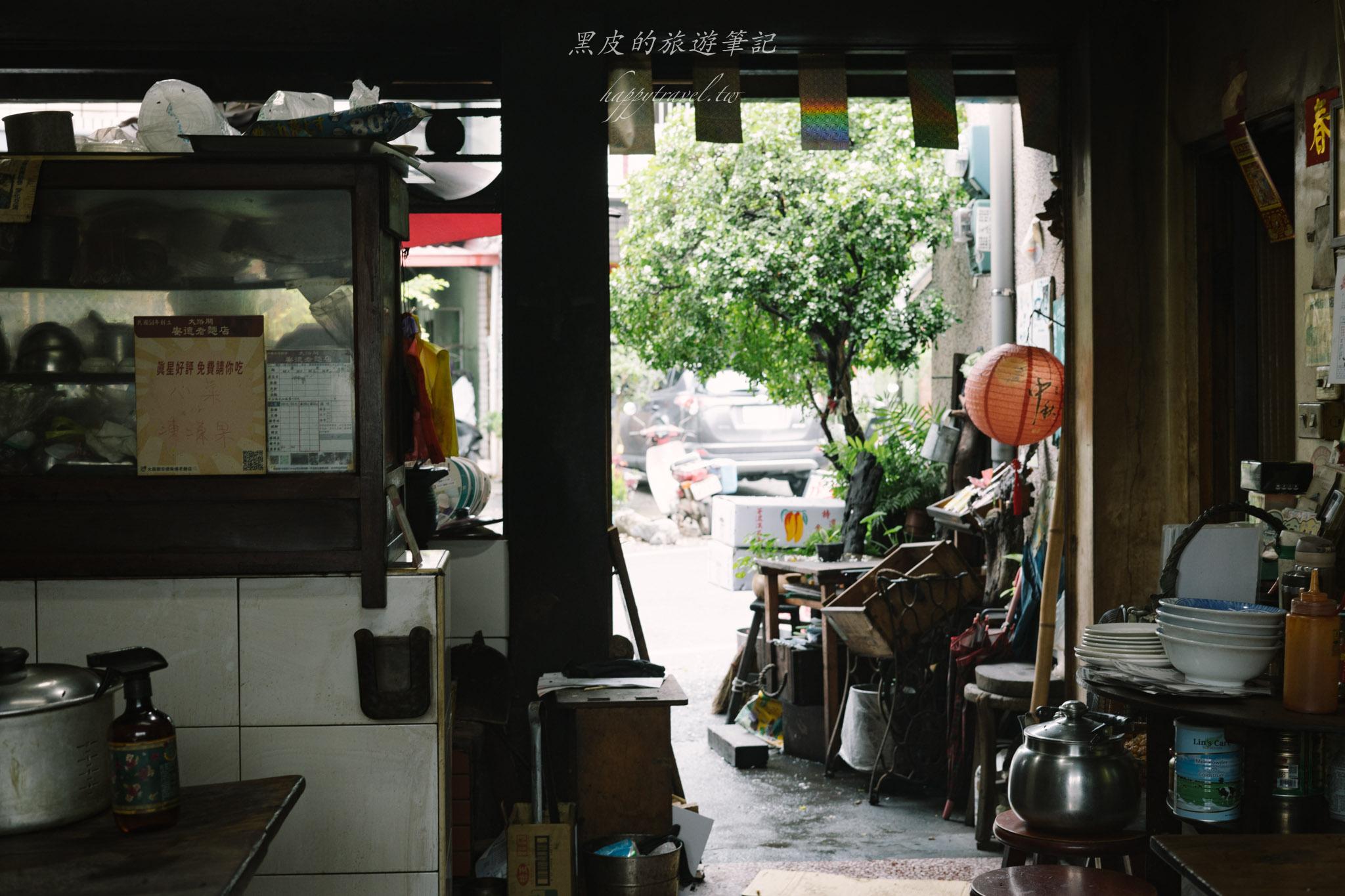 大路關安德柴燒老麵店|藏在老聚落裡的柴燒古早味麵店。高樹美食 36 大路關安德柴燒老麵店